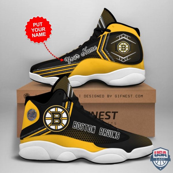 Personalized Boston Bruins Air Jordan 13 Sneakers Shoes Hot 2022 For Men Women Nd