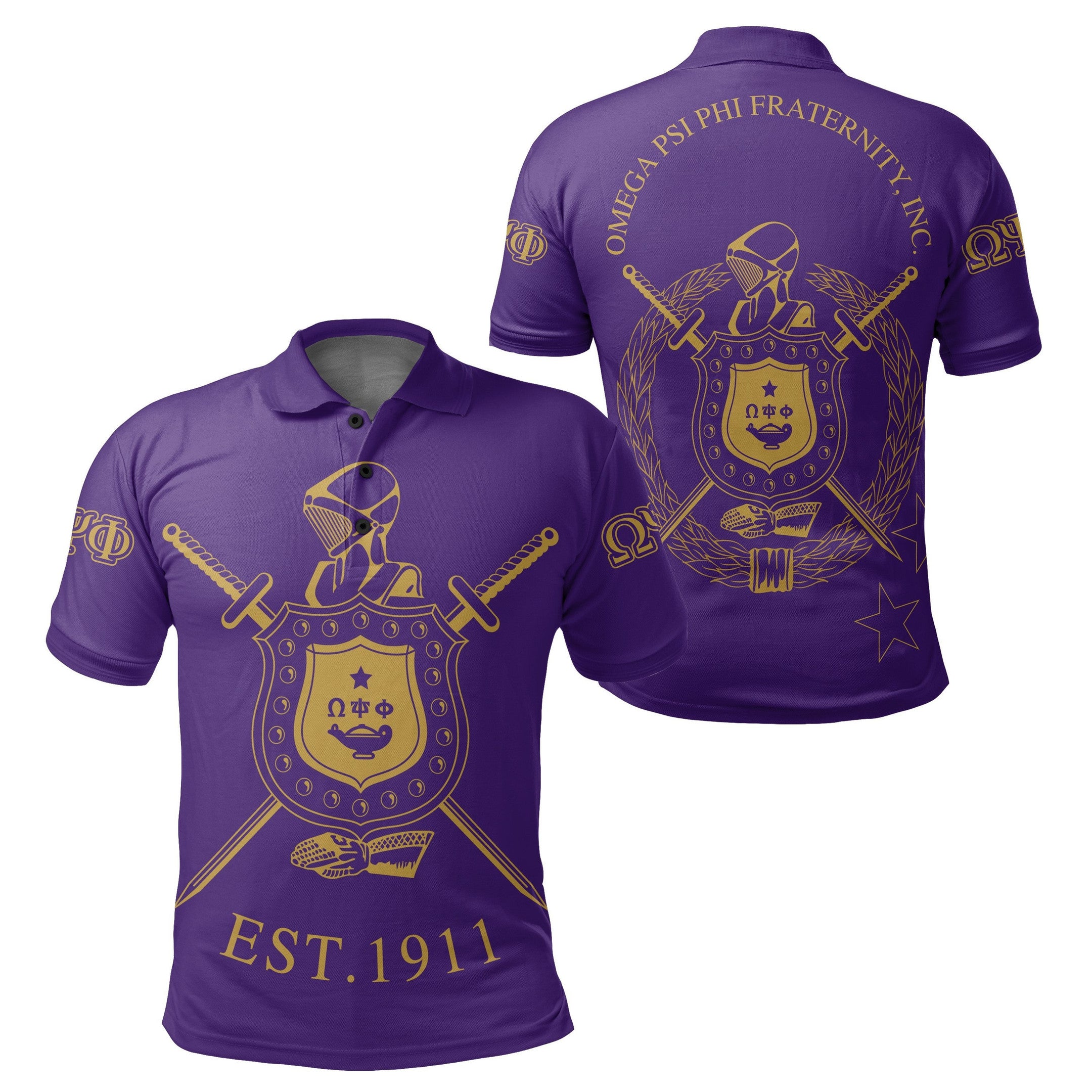 Fraternity Polo – Polo Shirt Omega Psi Phi Fraternity