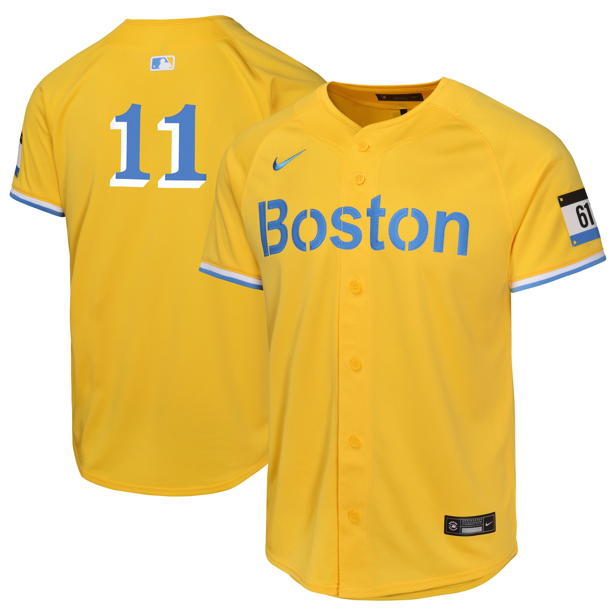 Rafael Devers Boston Red Sox Youth City Connect Limited Player Jersey – Gold