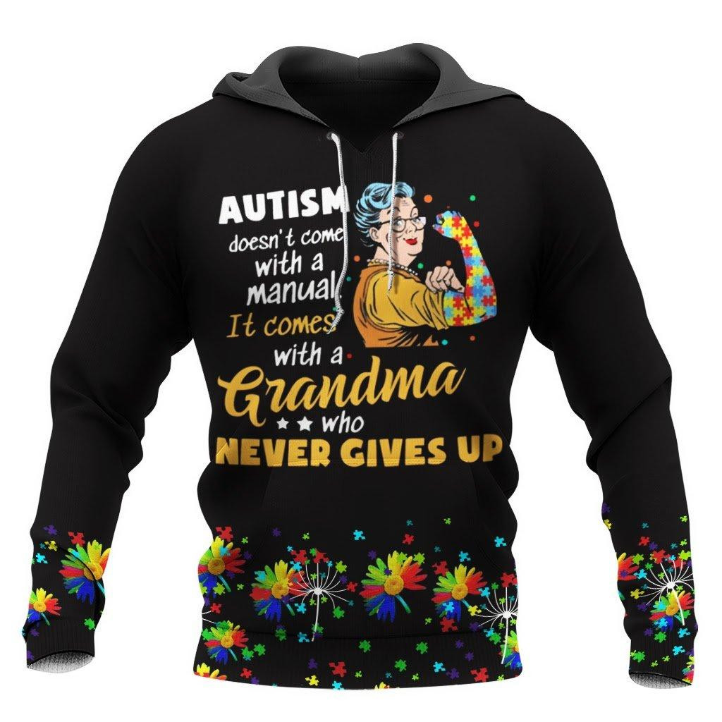 Autism Come With Gramma 3D All Over Printed Shirts For Men And Women Tt050301