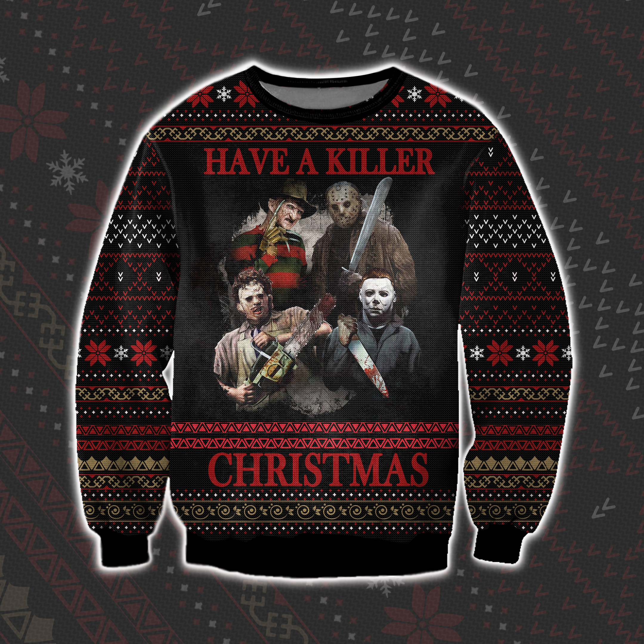 Have A Killer Christmas Ugly Christmas Sweater