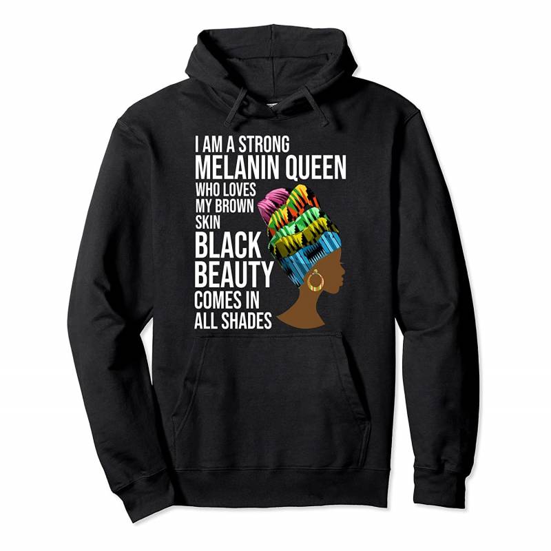 Cool Strong Black Queen Gift For Melanin Beauty Women Girls Pullover Hoodie, T-Shirt, Sweatshirt, Tank Top, Racerback, Dolman