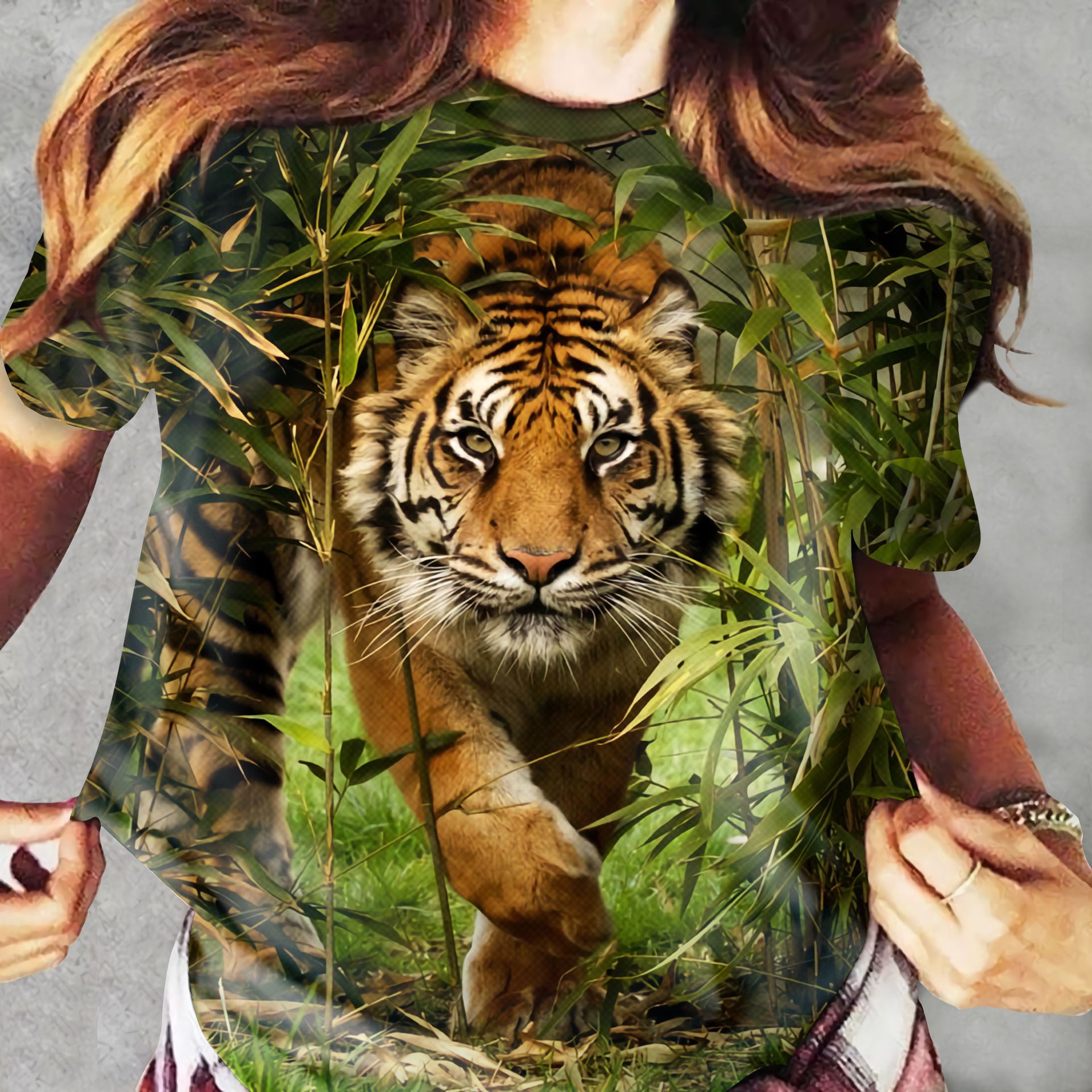 Tiger Ver07 Dadj190721Ltl Unisex 3D T-Shirt All Over Print