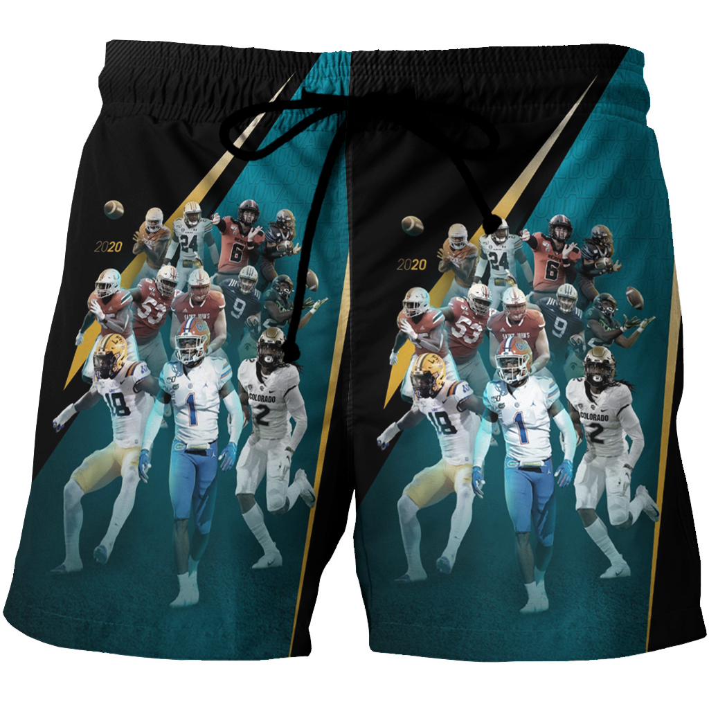 Jacksonville Jaguars Team V7 3D All Over Print Summer Beach Hawaiian Short