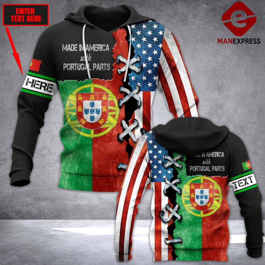 VH CUSTOMIZE PORTUGAL 2612 3D ALL PRINT HOODIE