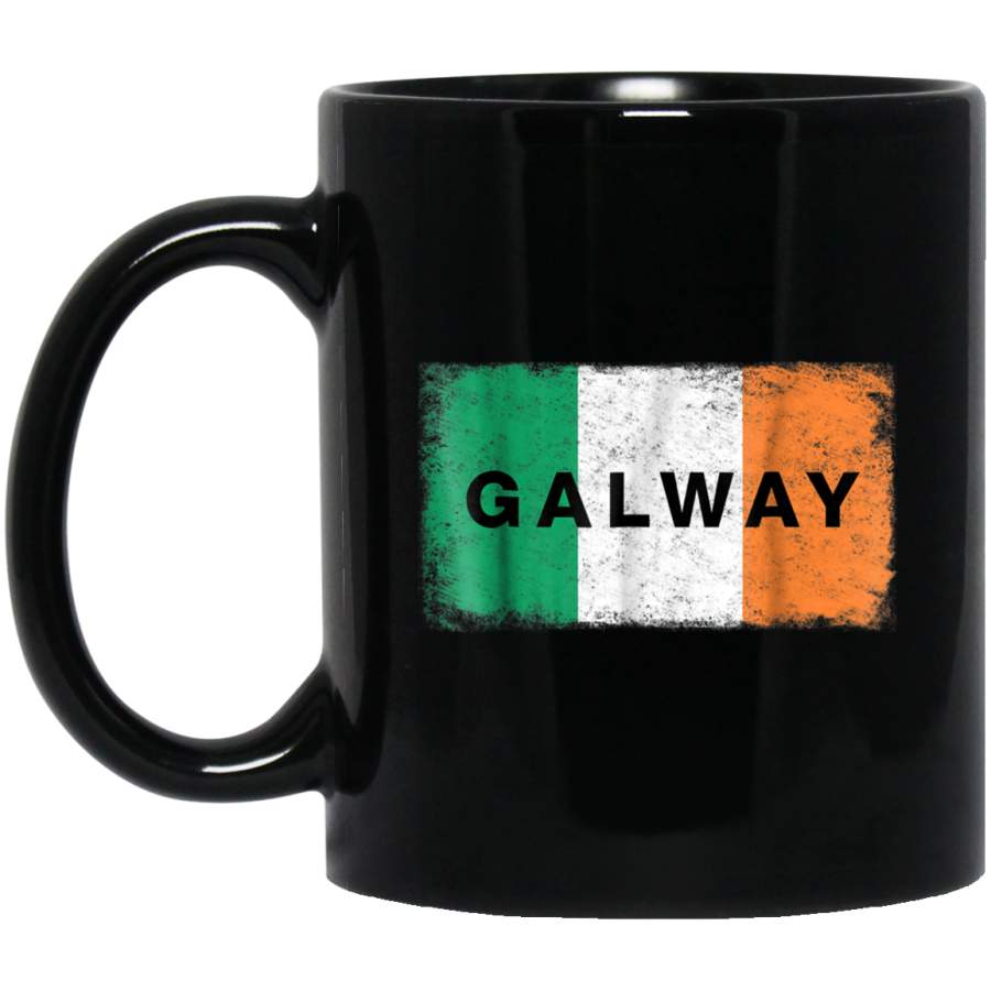 Galway Mug Vintage Ireland Flag Mug Vintage