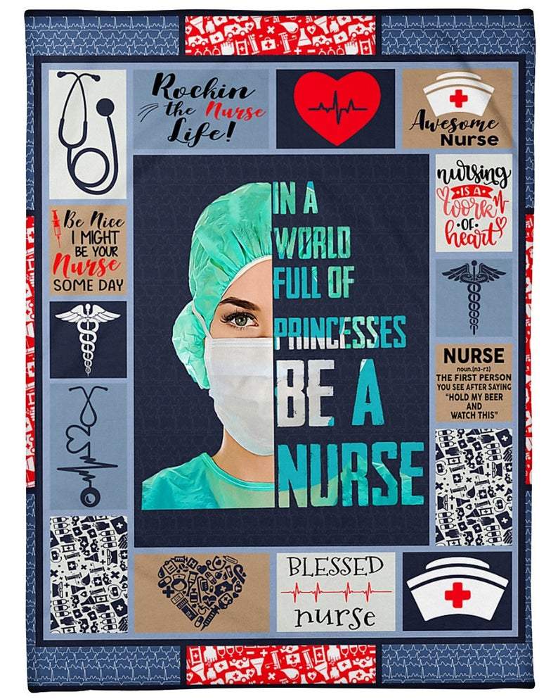 Be A Nurse Fleece Blanket