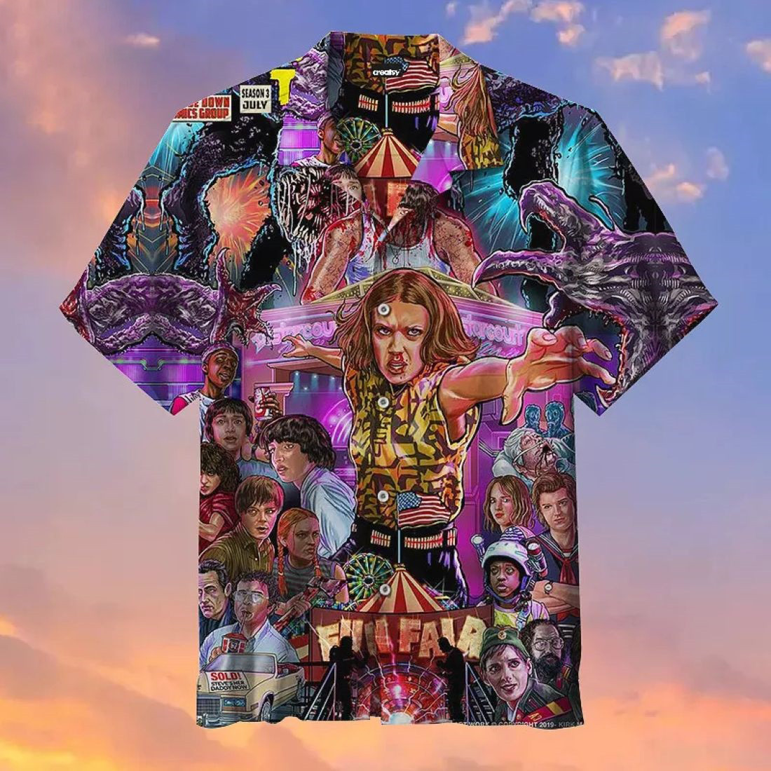 Stranger Things Fun Fair All Over Print Hawaii Shirt Ha104391