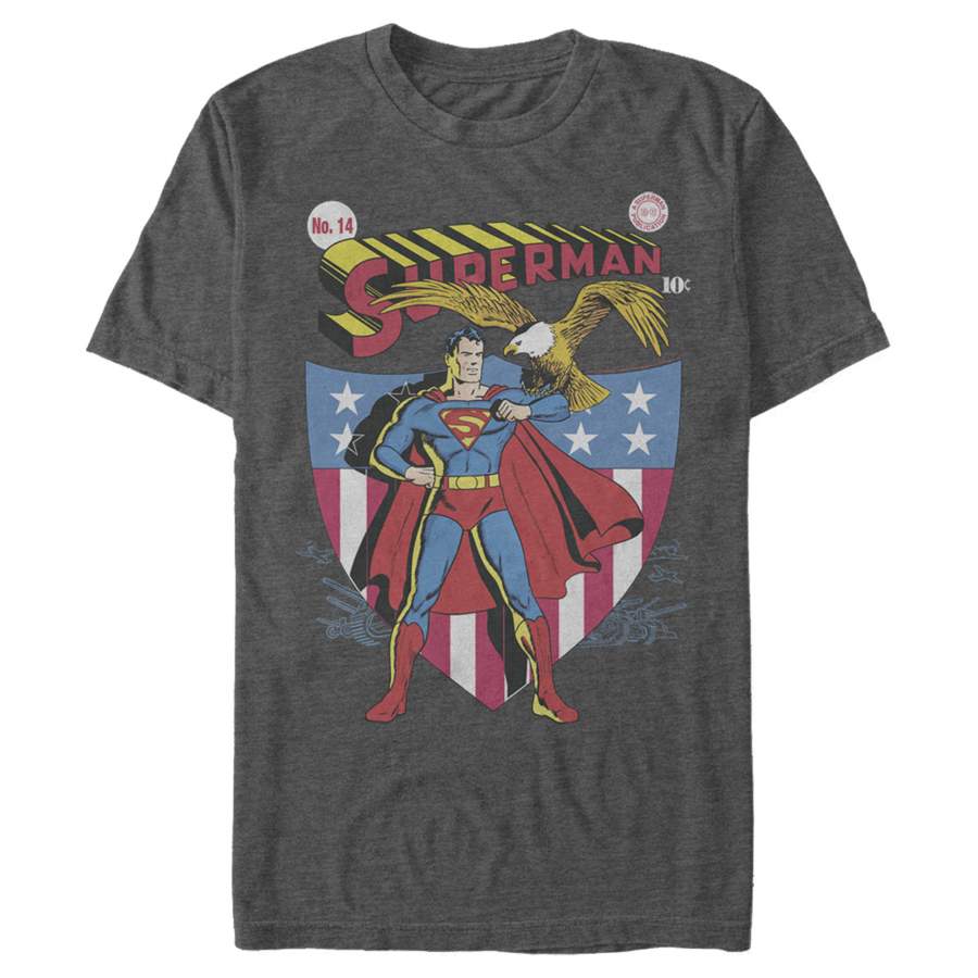 Superman Men’s American Hero  T Shirt