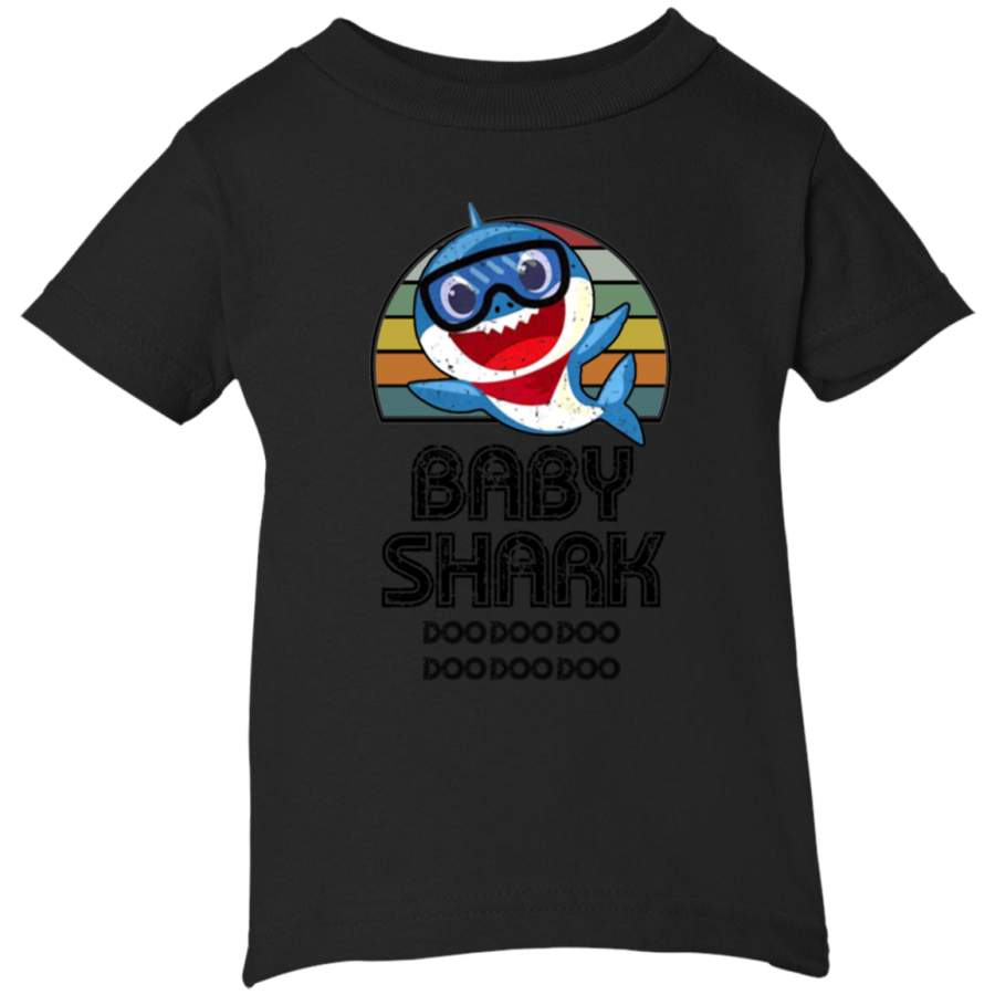 AGR Baby Shark Retro (Boy)_2 Infant Short Sleeve T-Shirt