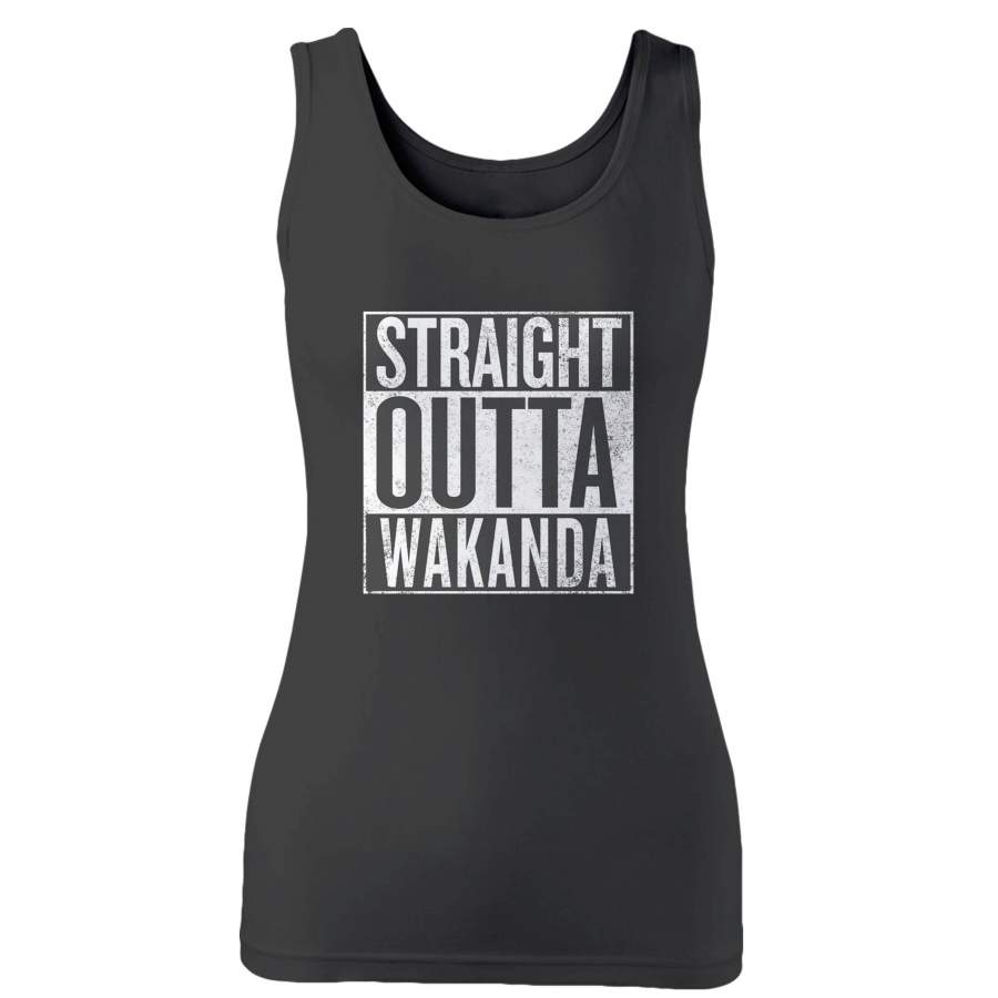 Black Panther Straight Outta Wakanda Woman’s Tank Top