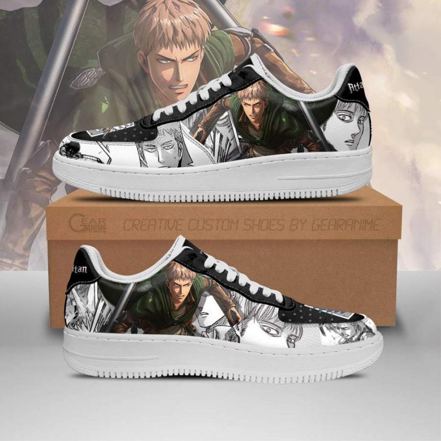 AOT Scout Jean Air Sneakers Attack On Titan Anime Shoes Mixed Manga