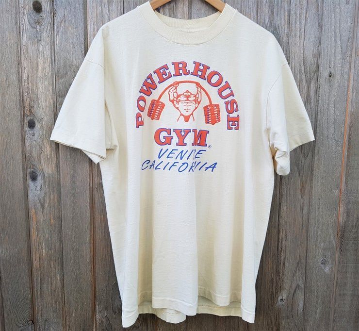 Vtg Powerhouse Gym Venice California T-Shirt