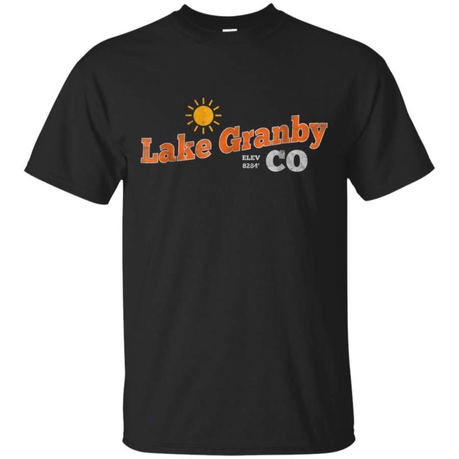 AGR Lake Granby Colorado Summer Sun Graphic Tshirt Jaq T-shirt