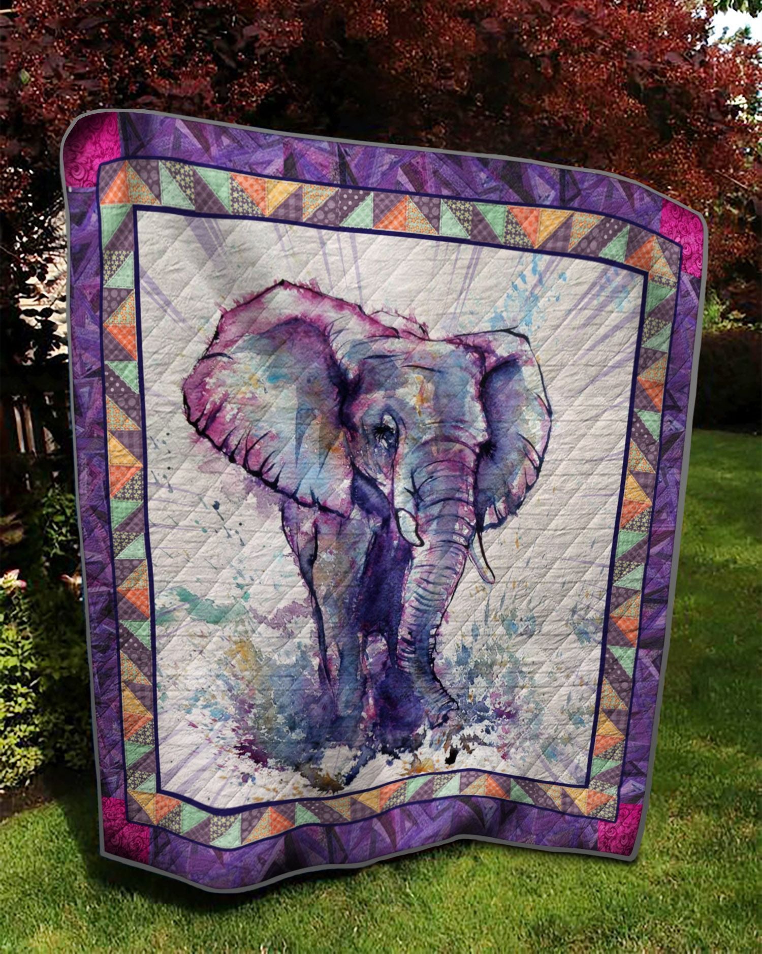 Elephant Quilt Cudtd