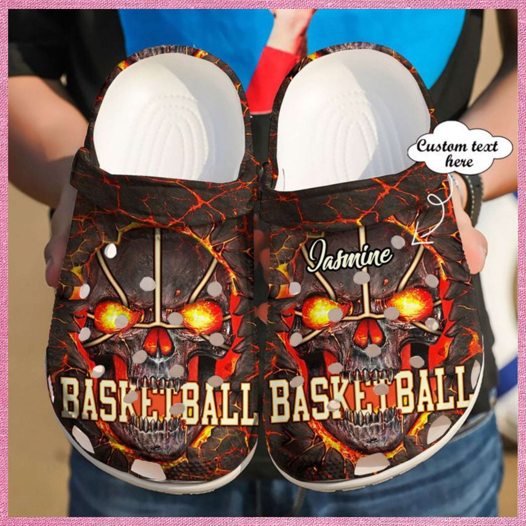 Basketball Personalized Crocs Crocband Clog