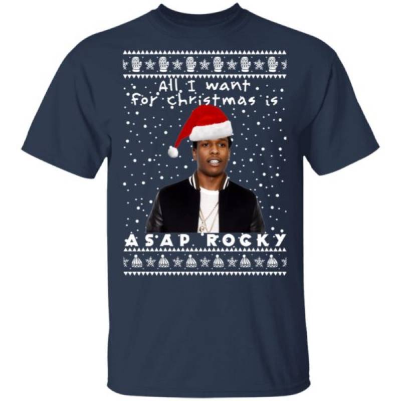 ASAP Rocky Rapper Ugly Christmas Sweater Hoodie Ls