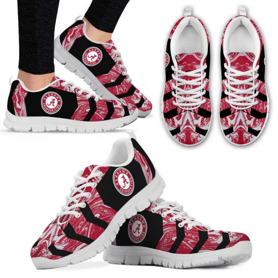 Alabama Crimson Tide Hologram Color 3D Running Sport Sneakers