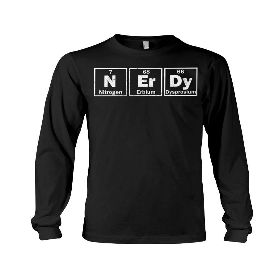 Chemical Elements For Science Teacher Custom Design Unisex Long Sleeve