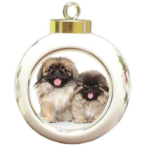 Pekingese Dog Puppy Christmas Holiday Ornament