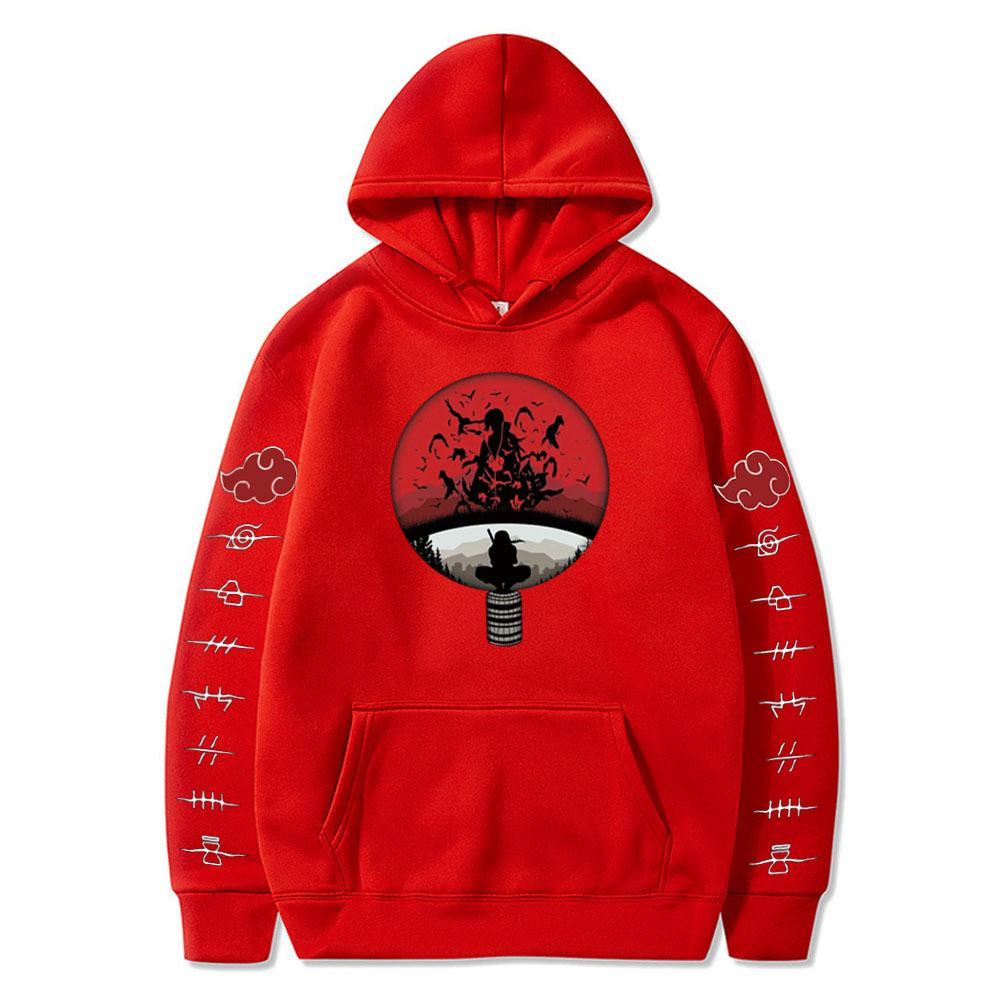 Naruto Uchiha Itachi Hoodie Long Sleeve Pullover For Youth