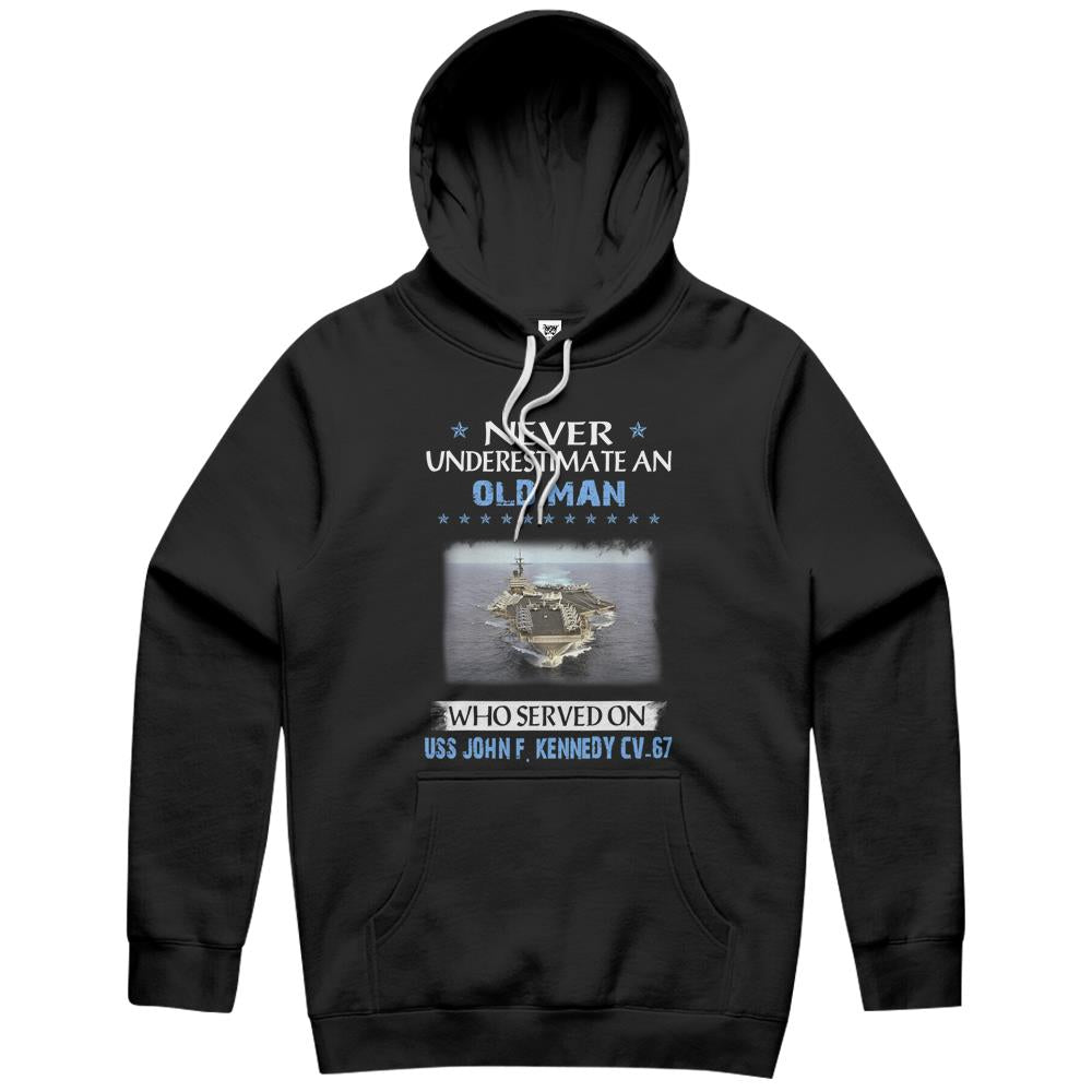 Uss John F. Kennedy Cv-67 Veterans Day Father Day Gift Hoodie