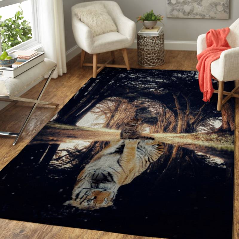 Cat spirit Tiger – Animals Area Rug Carpet