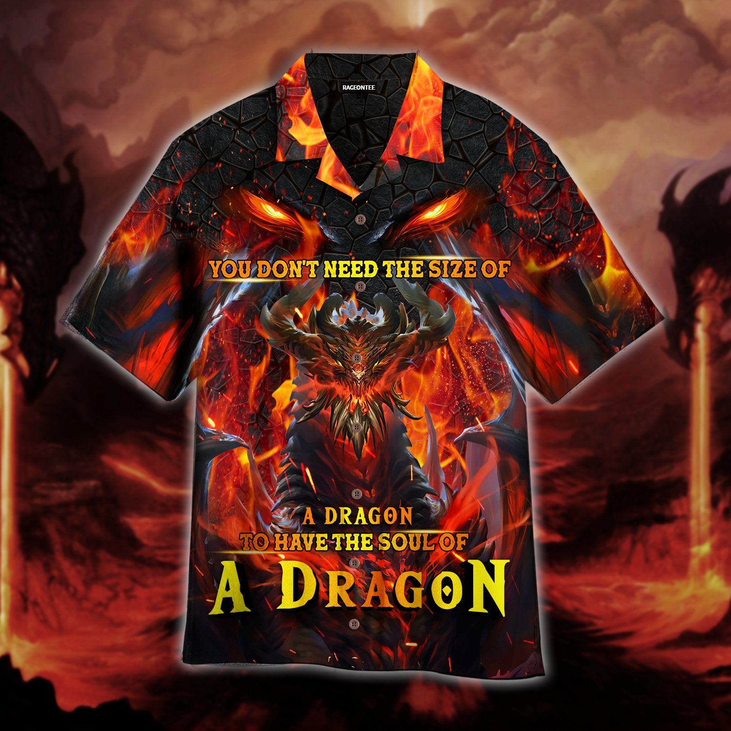 You Don’T Need The Size Of A Dragon To Have A Soul Of A Dragon Hawaiian Shirt | For Men & Women | Adult | Hw4641