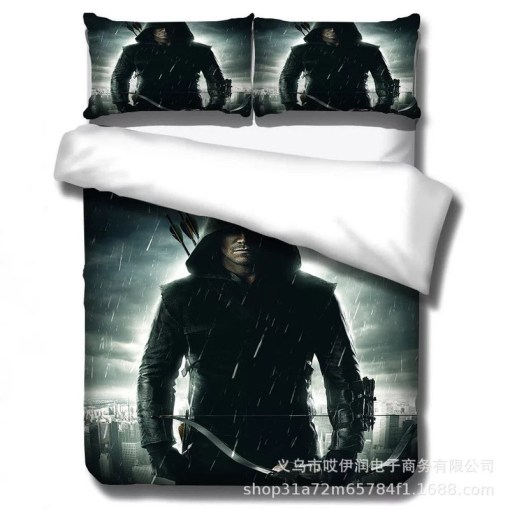 Arrow Oliver Queen 2 Duvet Cover Pillowcase Home Decor 3D Bedding Set Decor 2273