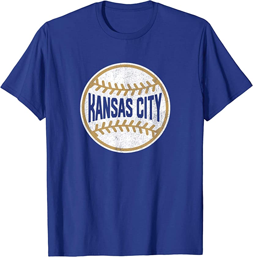 Vintage Kansas City Baseball Stitches T-Shirt