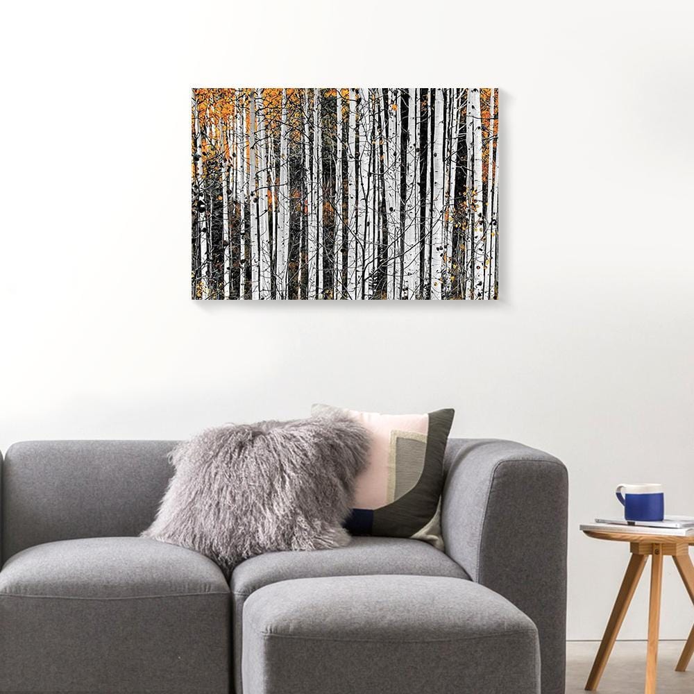 Canvas Artwork Birch Trees Attractive Natural Wall Art Canvas Wall Art Home Decoration