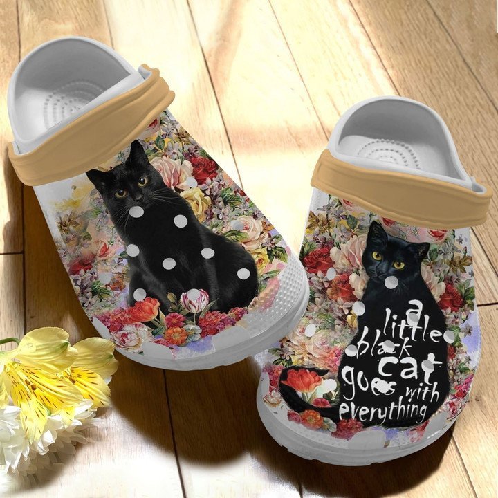 A Little Black Cat Goes With Everything Crocss Classic Clogs Shoes ...