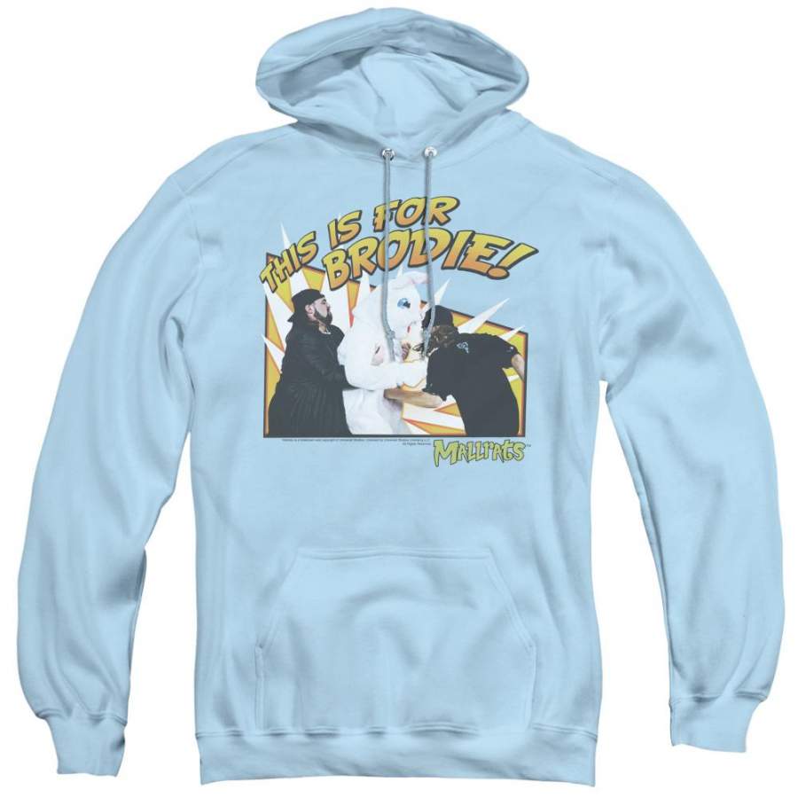 Mallrats Bunny Beatdown Mens Hoodie Light Blue