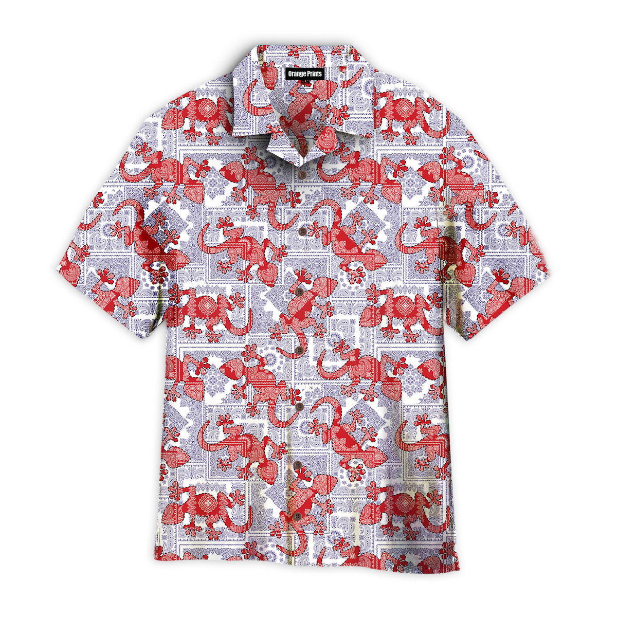 Lizard Silhouette Aloha Hawaii Shirts For Men And Women Ha62503