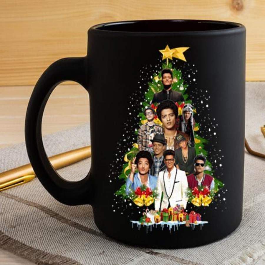 Bruno Mars Christmas Tree 11 oz Mug