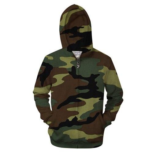 Army Green Camo Hoodie