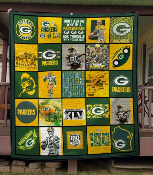 Green Bay Packers 1 Quilt Blanket Bh92