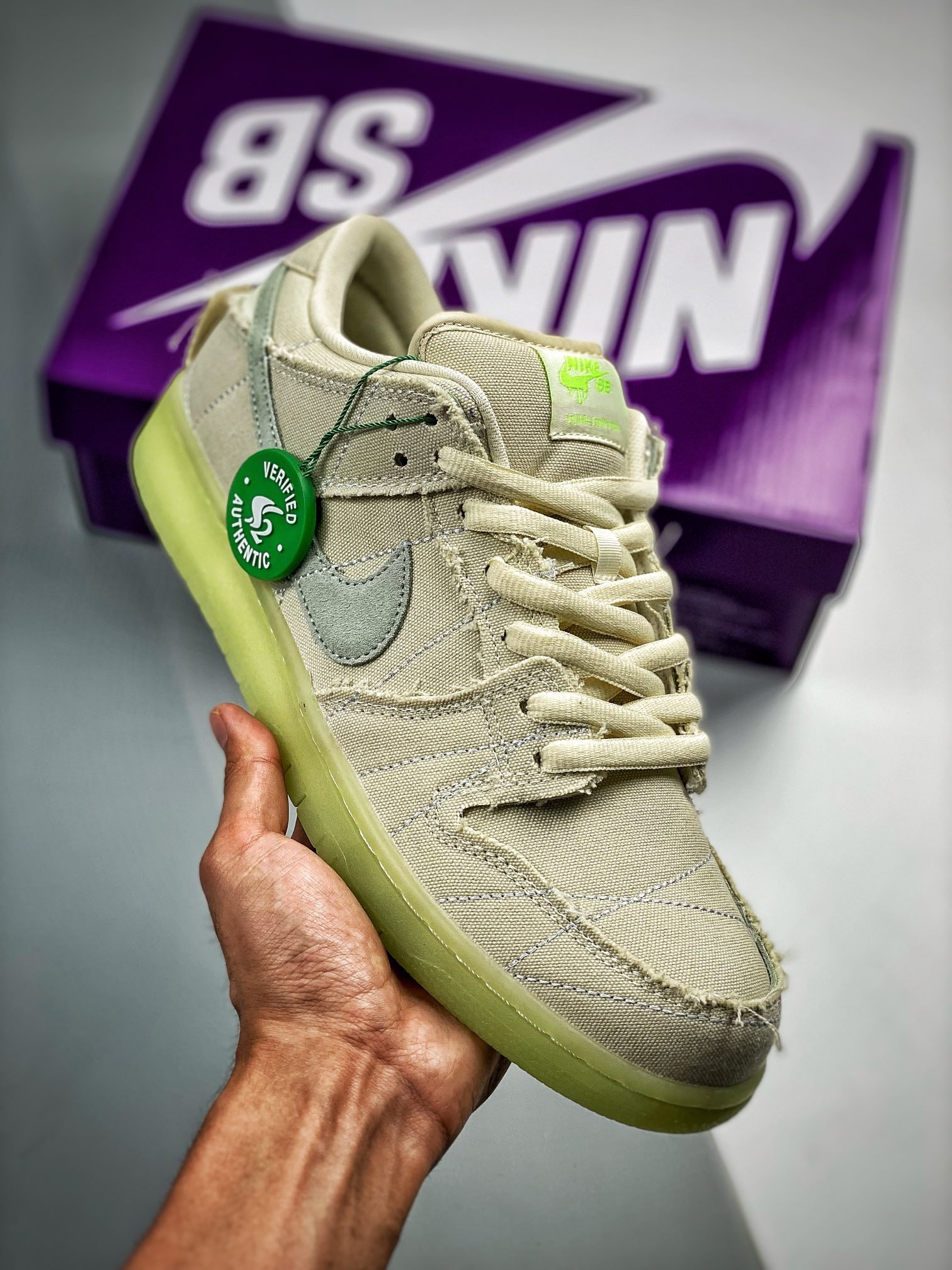 Nike SB Dunk Low Mummy Coconut MilkSeafoam-Yellow Strike 602419