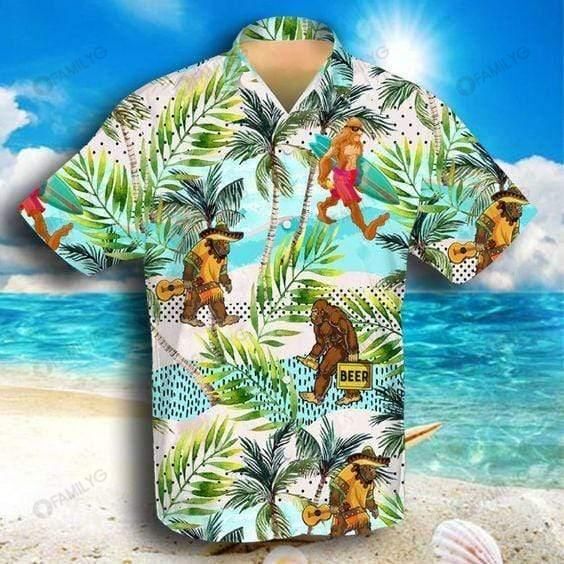 Bigfoot Activities Camping Unique Hawaii Shirt Summer Hawaii For Couple Ha82214