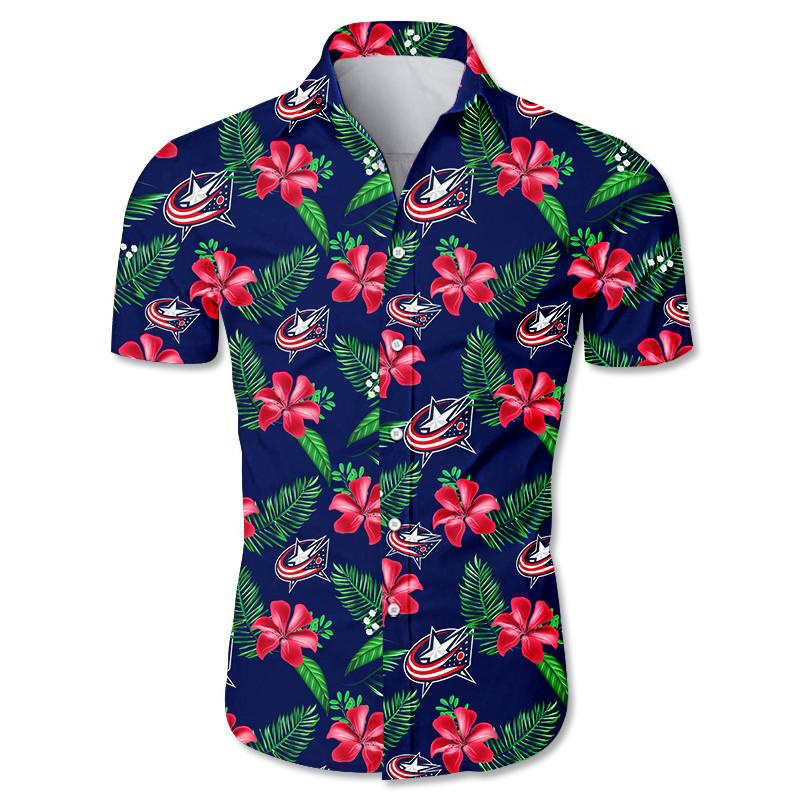 Columbus Blue Jackets Hawaiian Shirt