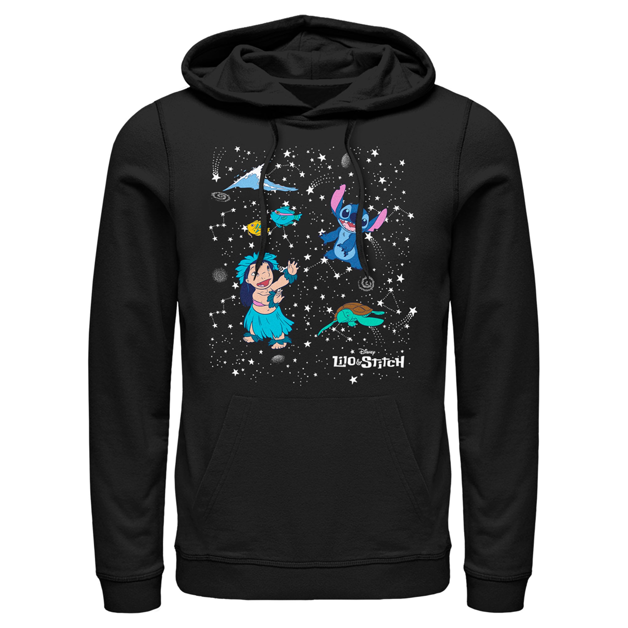 Men’S Lilo & Stitch Aloha From Space Pull Over Hoodie