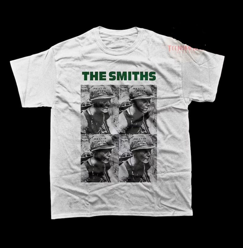 The smiths aesthetic outfit Meat Is Murder Album Tee Music Band Graphic Tee Shirt  For Men  For Women