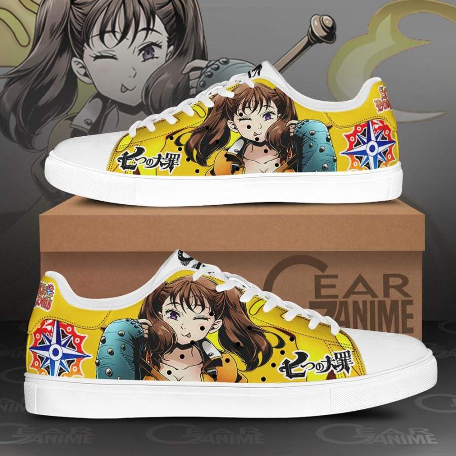 Diane Skate Shoes The Seven Deadly Sins Anime Custom Sneakers PN10