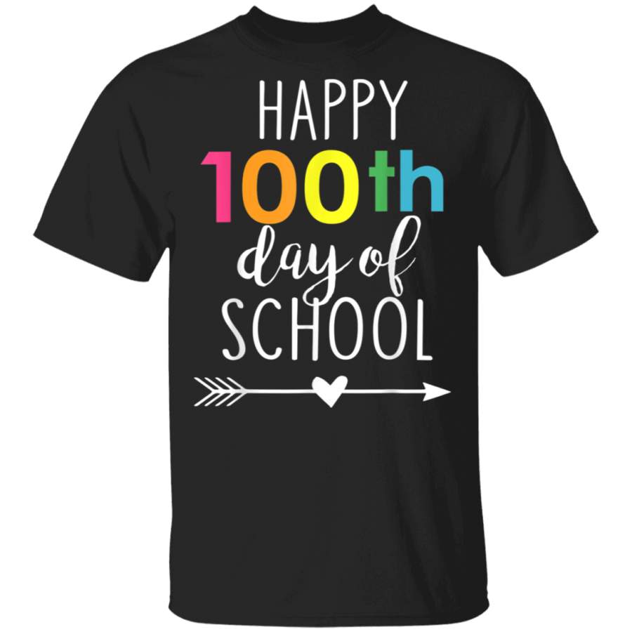 Happy 100th Day Of School Shirt Teacher Gift