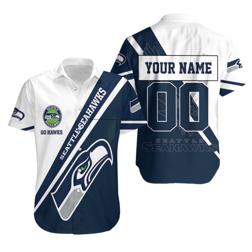 Seattle Seahawks 3D Benas Jr Personalized Hawaiian Shirt