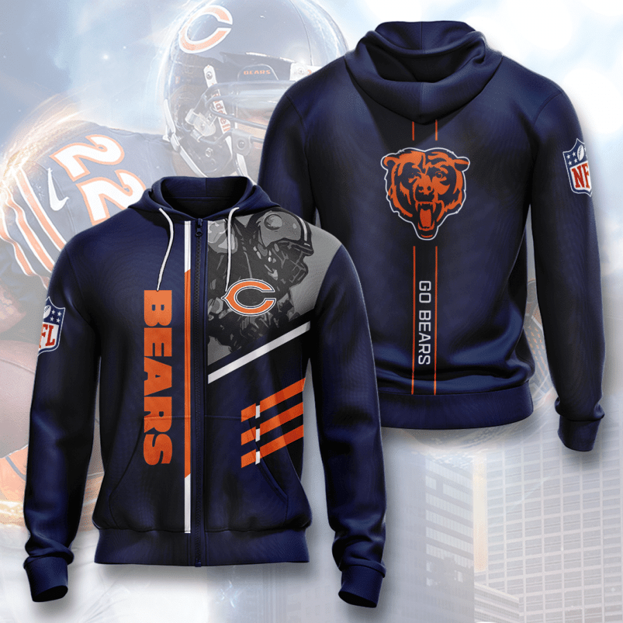 Chicago Bears Chicago Bears 28 Unisex 3D Hoodie Gift For Fans