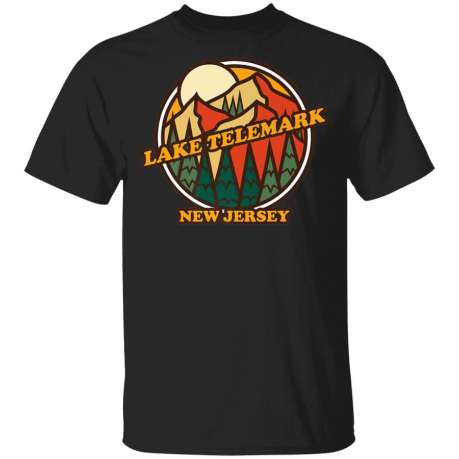 Vintage Lake Telemark New Jersey Mountain Hiking Souvenir Premium T Shirt LS Sweatshirt Hoodie Shirt