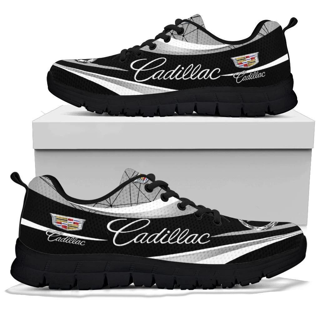 3D Printed Cadillac Sneakers For Men & Women Ver4 (Black)