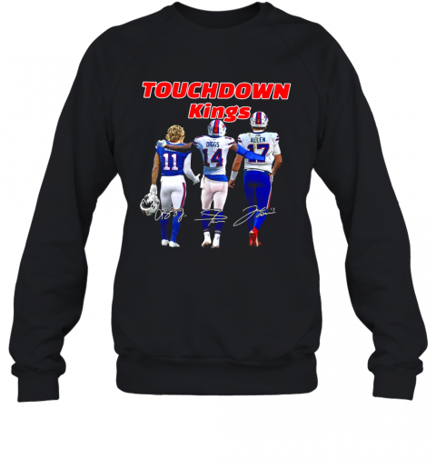 Touchdown Kings Buffalo Bills Diggs Allen Beasley Signatures Sweatshirt