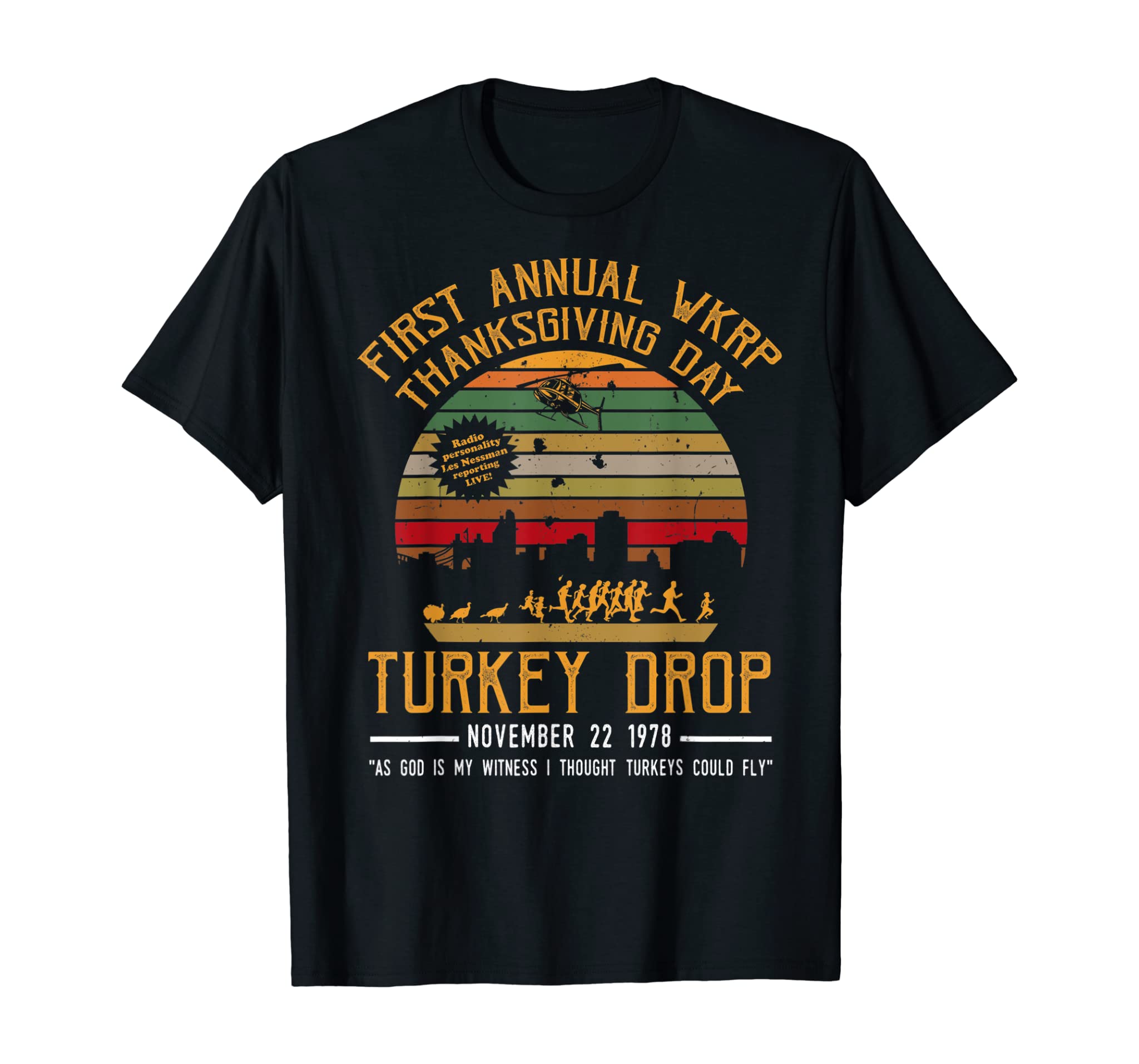 First Annual Thanksgiving Day Turkey Drop 22Nd November T-Shirt